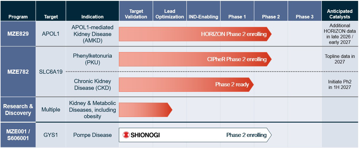 Maze pipeline chart